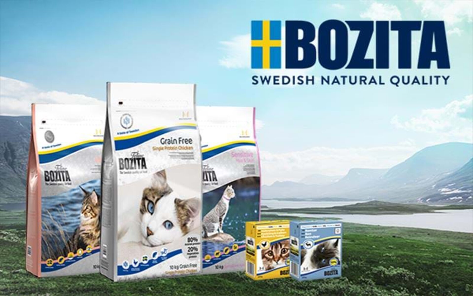 Корм для кошек Bozita представляет собой сбалансированный рацион, который обеспечивает вашего питомца всеми необходимыми питательными веществами. Он изготовлен из натуральных компонентов, таких как мясо, рыба, овощи и злаки. В составе корма отсутствуют искусственные красители, ароматизаторы и консерванты.