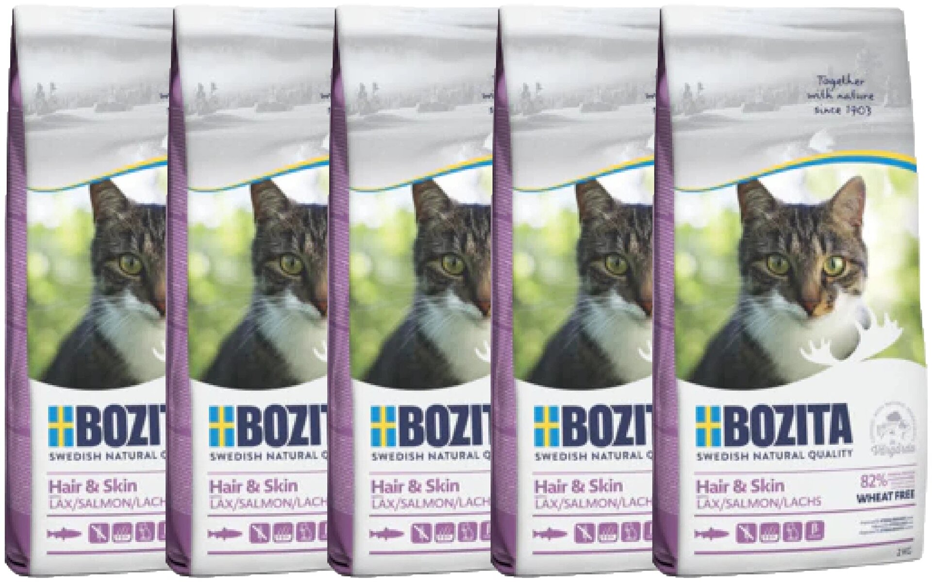  Корм для кошек Bozita для здоровья кожи и блеска шерсти предназначен для поддержания здоровья кожи и шерсти кошек. Он может содержать определённые ингредиенты, которые способствуют улучшению состояния кожи и шерсти, например, жирные кислоты, витамины и минералы.