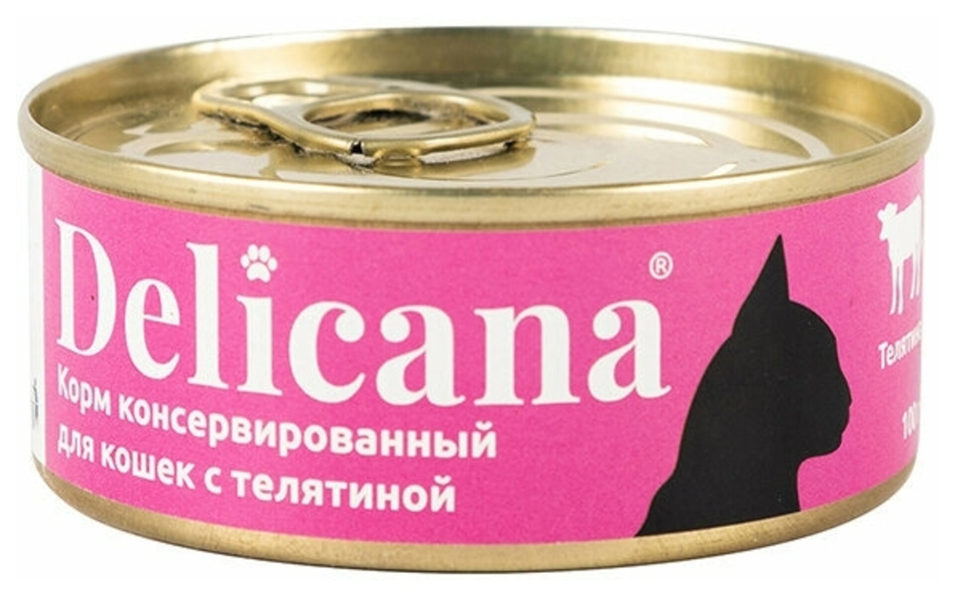 Консерва для кошек Delicana с телятиной - это влажный корм, который представляет собой полностью сбалансированный рацион, предназначенный для поддержания здоровья и активности вашего питомца. Телятина является основным источником белка в этом корме и обеспечивает поступление важных аминокислот, необходимых для роста и восстановления мышечной ткани.