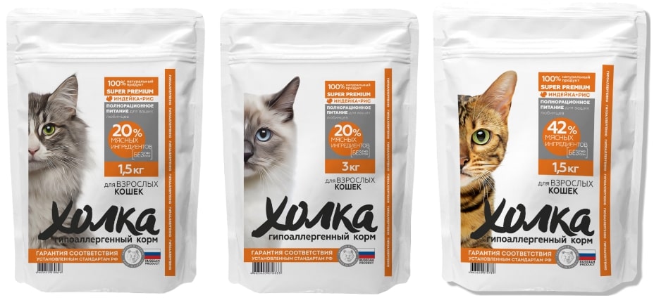 Корм для кошек Холка – высококачественный продукт для здорового питания домашних питомцев, упаковка надежно защищает его от внешних воздействий, сохраняя свежесть и аромат. Это отличный выбор для заботливых хозяев, которые хотят обеспечить своих любимцев полноценным и сбалансированным питанием